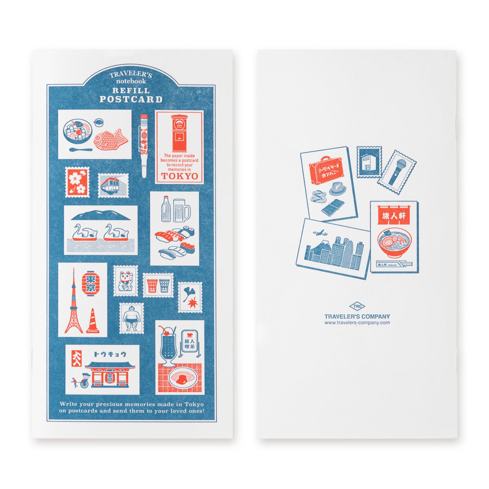 TRAVELER’S notebook Refill TOKYO Postcard