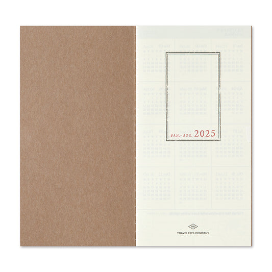 TRAVELER'S notebook Refill 2025 Weekly Vertical