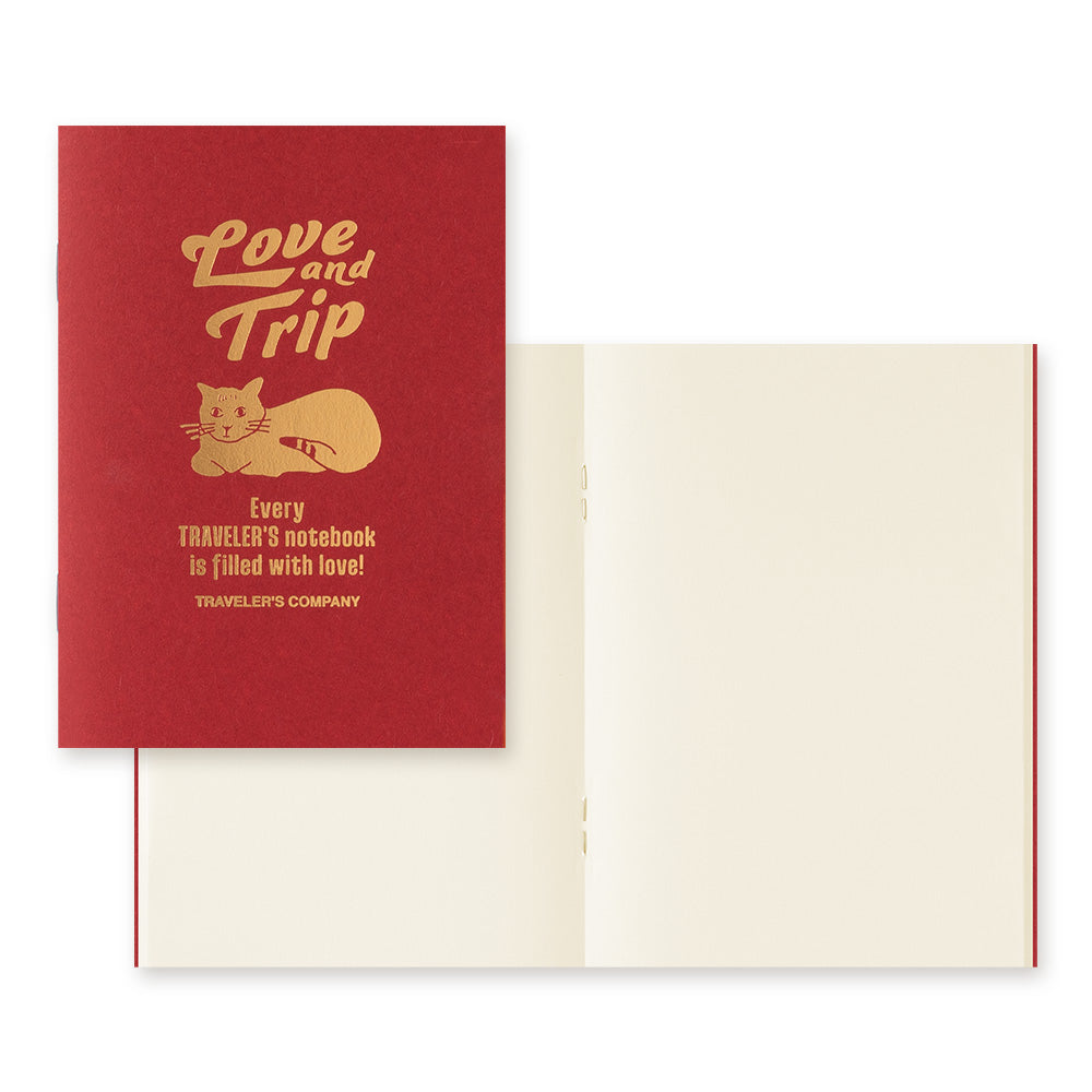 TRAVELER'S notebook Passport Size Refill LOVE AND TRIP
