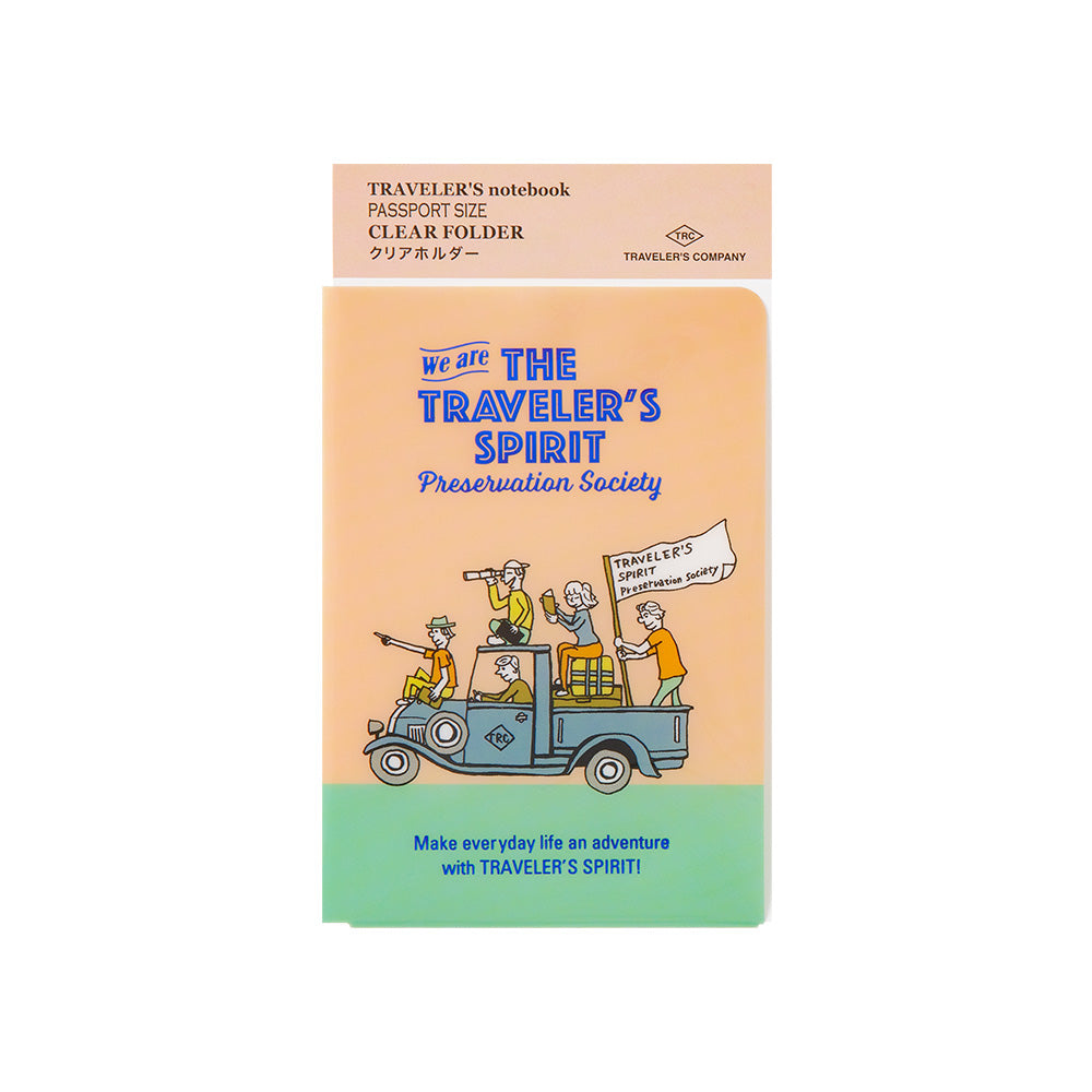 TRAVELER'S notebook Passport Size Clear Folder 2026