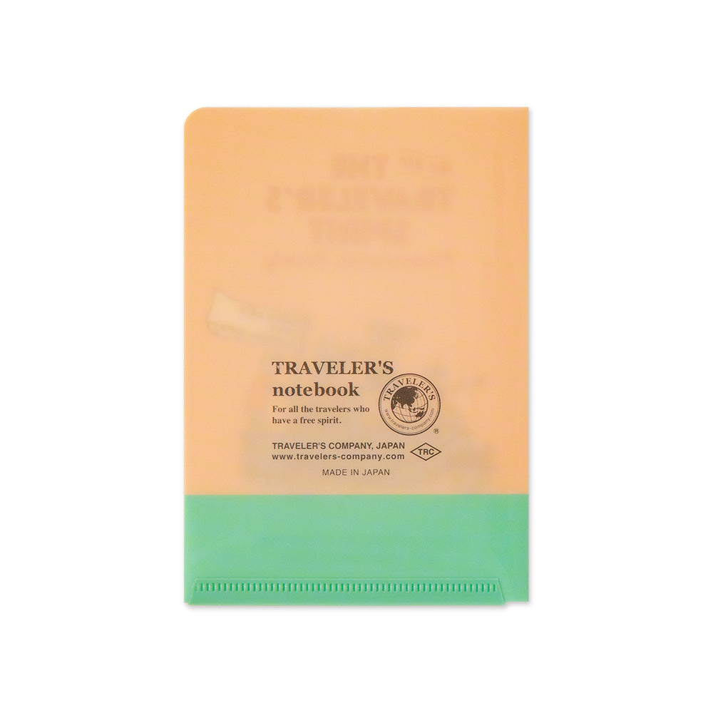 TRAVELER'S notebook Passport Size Clear Folder 2026