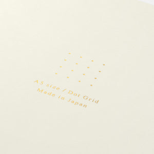 Midori Notebook (A5) Color Dot Grid White