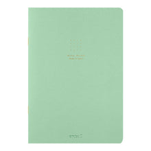 Load image into Gallery viewer, Midori Notebook (A5) Color Dot Grid Green
