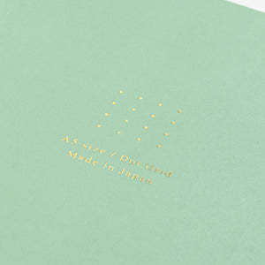 Midori Notebook (A5) Color Dot Grid Green