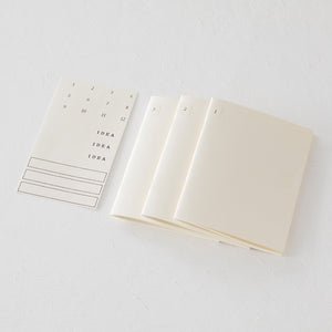 MD Notebook Light (A6)  Lined 3pcs Pack A