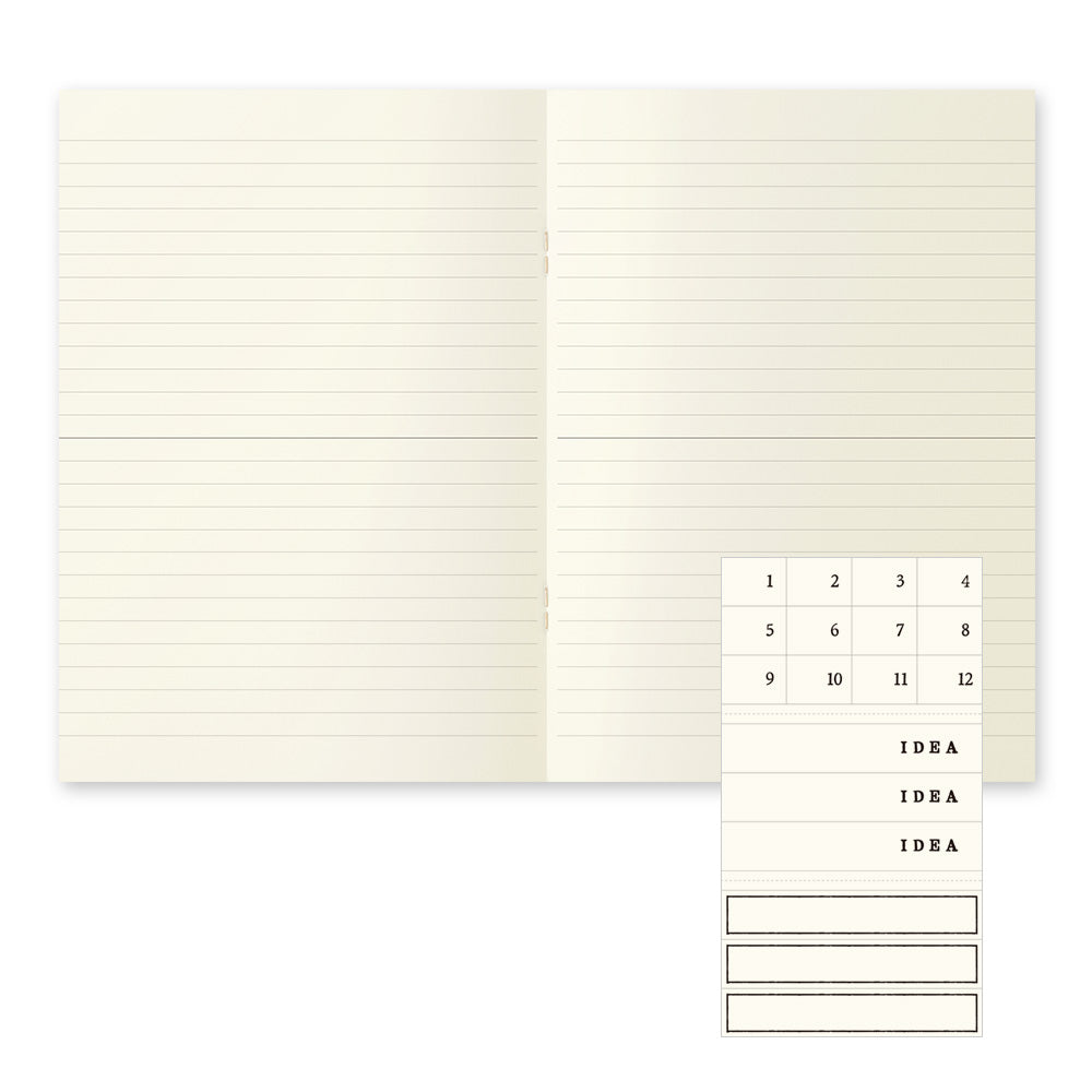 MD Notebook Light (A5) Lined 3pcs Pack A