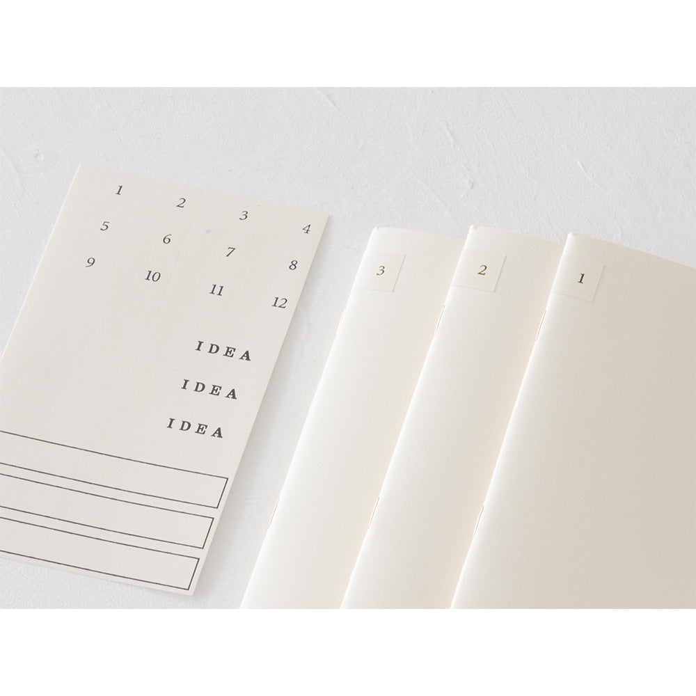 MD Notebook Light (A5) Lined 3pcs Pack A