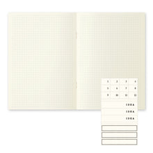 Load image into Gallery viewer, MD Notebook Light (A5) Grid 3pcs Pack A
