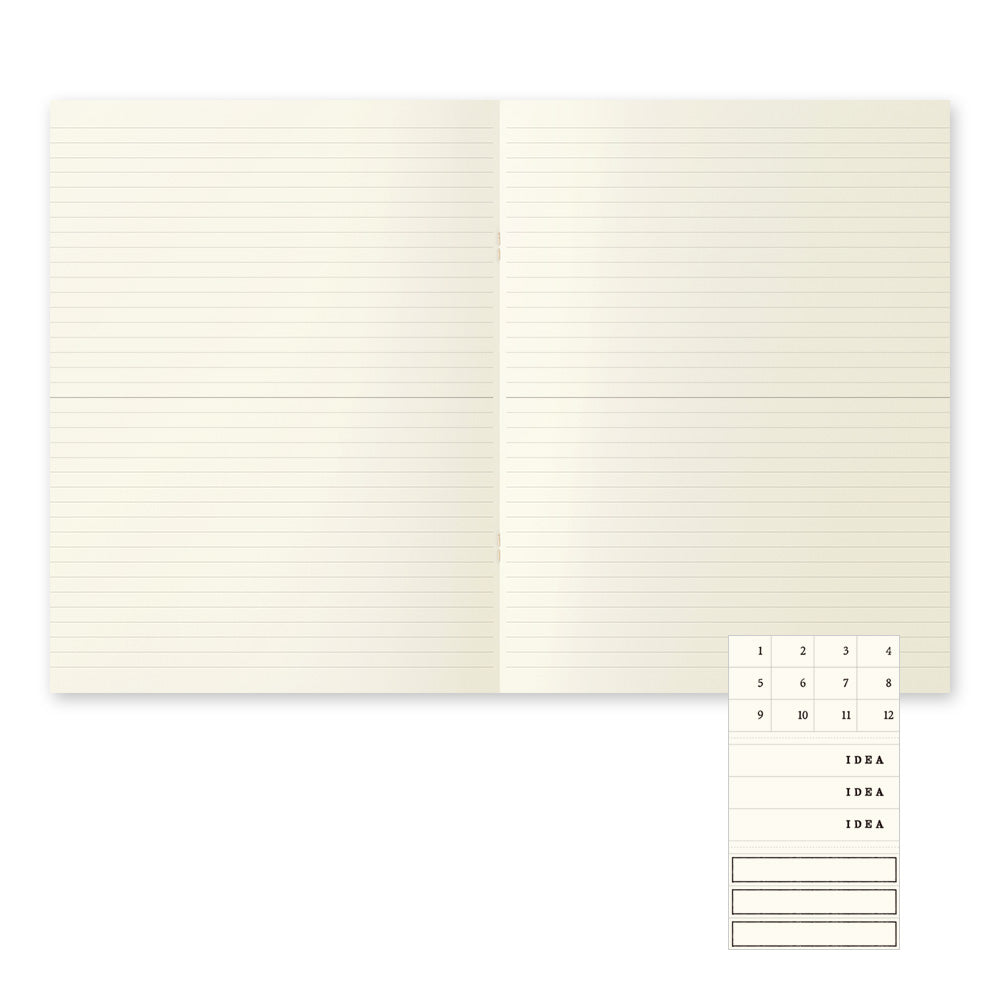 MD Notebook Light (A4 Variant) Lined 3pcs Pack A