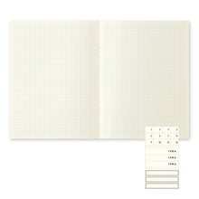 Load image into Gallery viewer, MD Notebook Light (A4) Grid 3pcs Pack A
