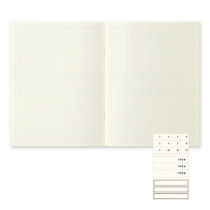 MD Notebook Light (A4) Grid 3pcs Pack A