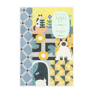 MIDORI Yuru Log Notebook (B6) Cat