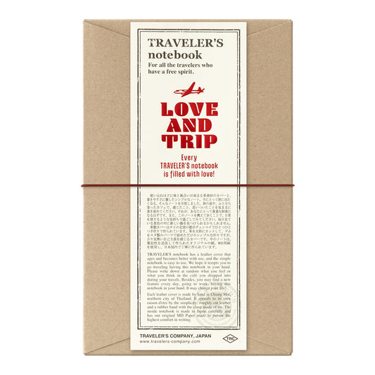 TRAVELER’S notebook LOVE AND TRIP Red