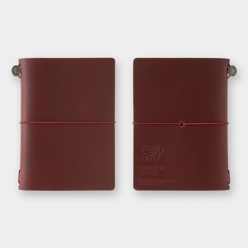 TRAVELER’S notebook Passport Size LOVE AND TRIP Red