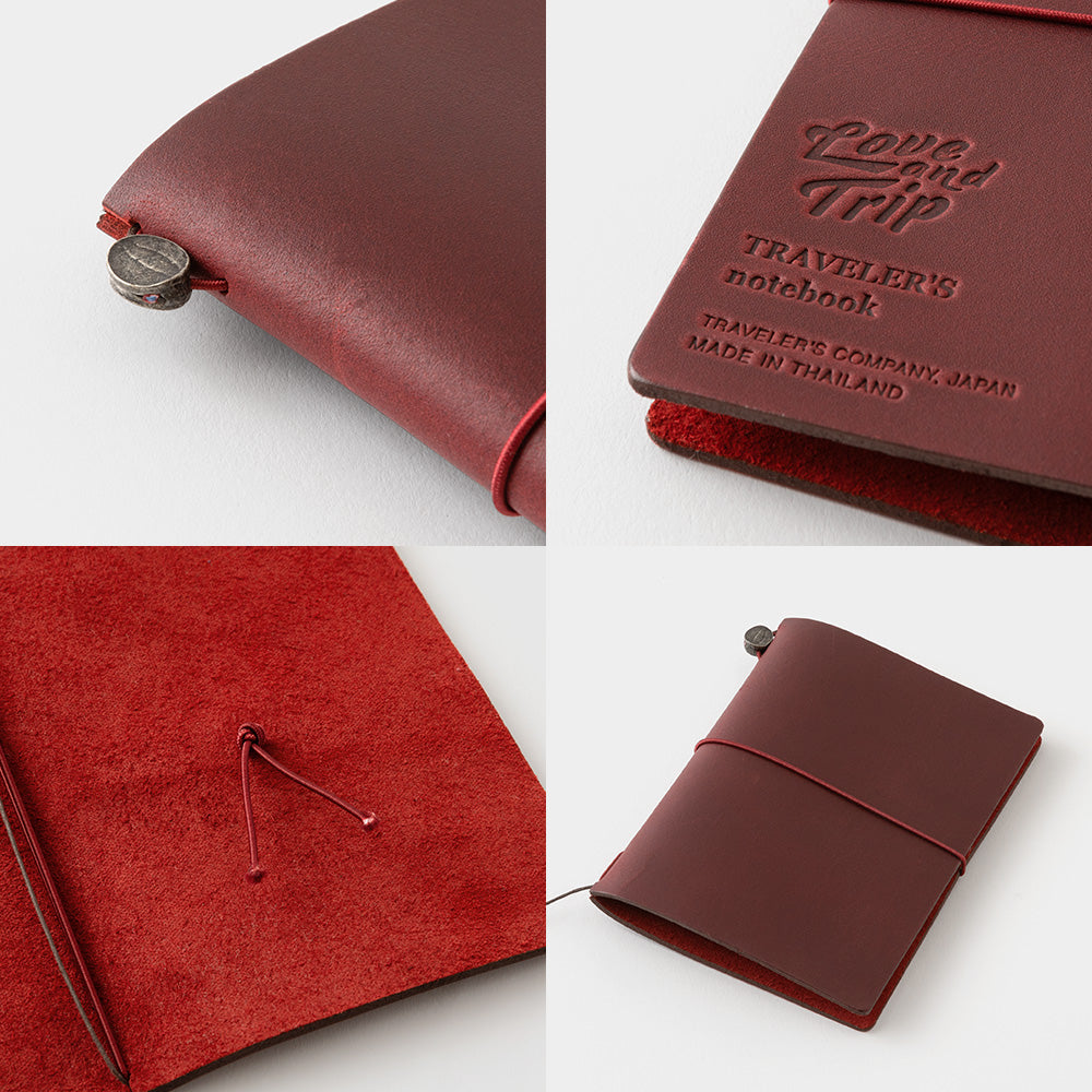 TRAVELER'S notebook Passport Size LOVE AND TRIP Red – Paper