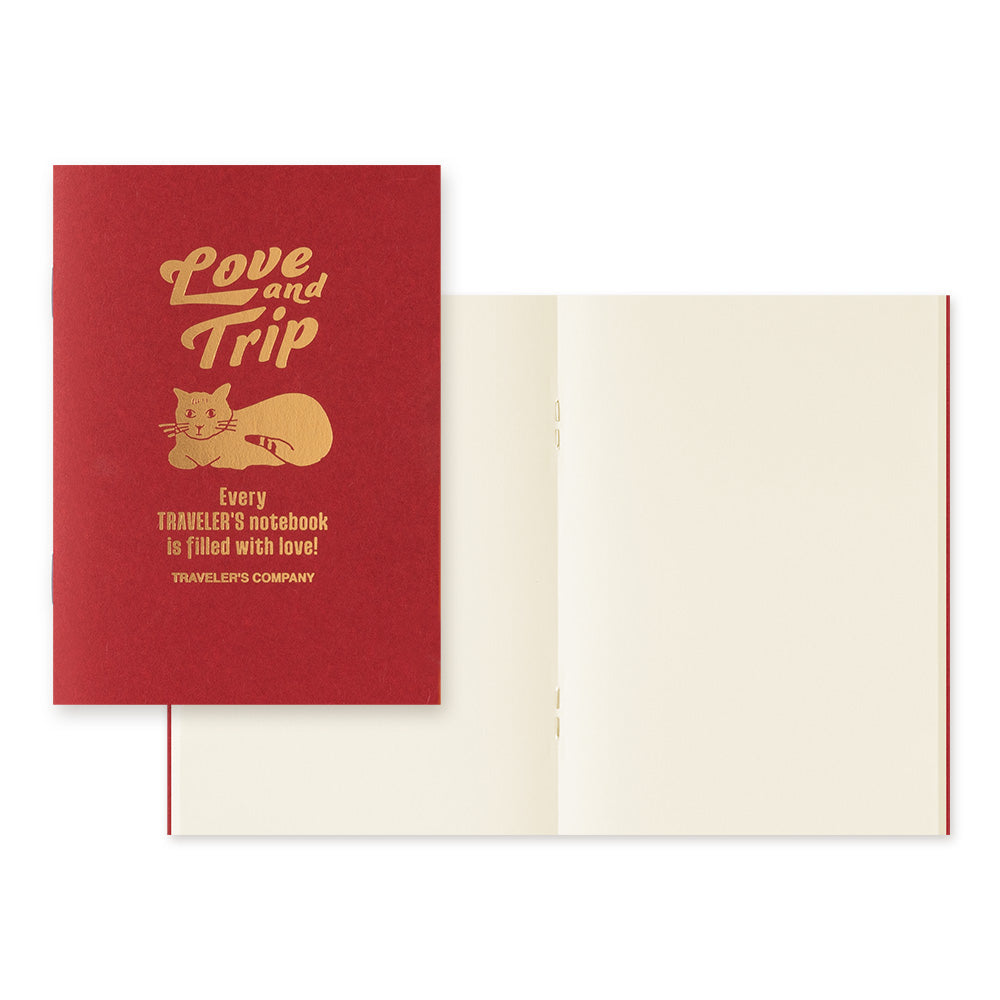 TRAVELER’S notebook Passport Size LOVE AND TRIP Red