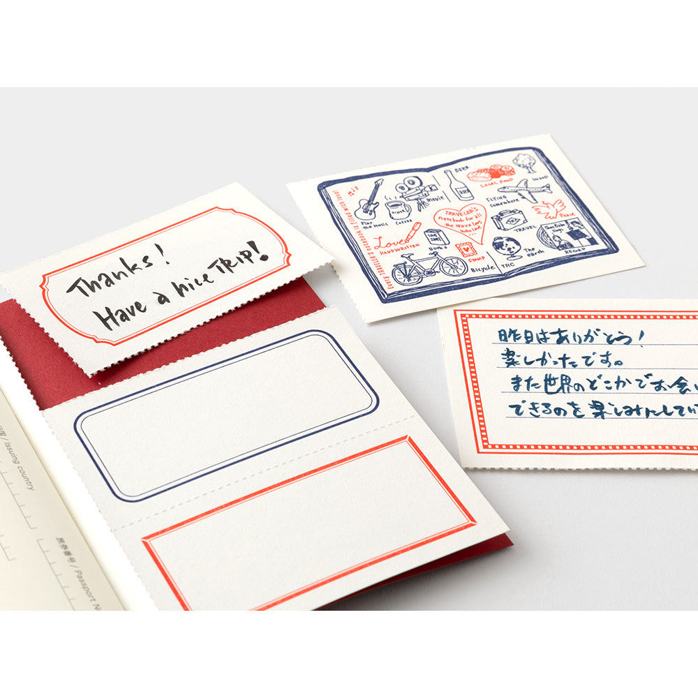 TRAVELER’S notebook Passport Size LOVE AND TRIP Red