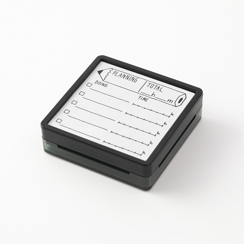 Midori Paintable stamp Pre-inked Planning