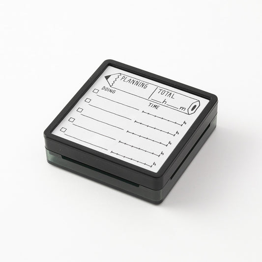 Midori Paintable stamp Pre-inked Planning