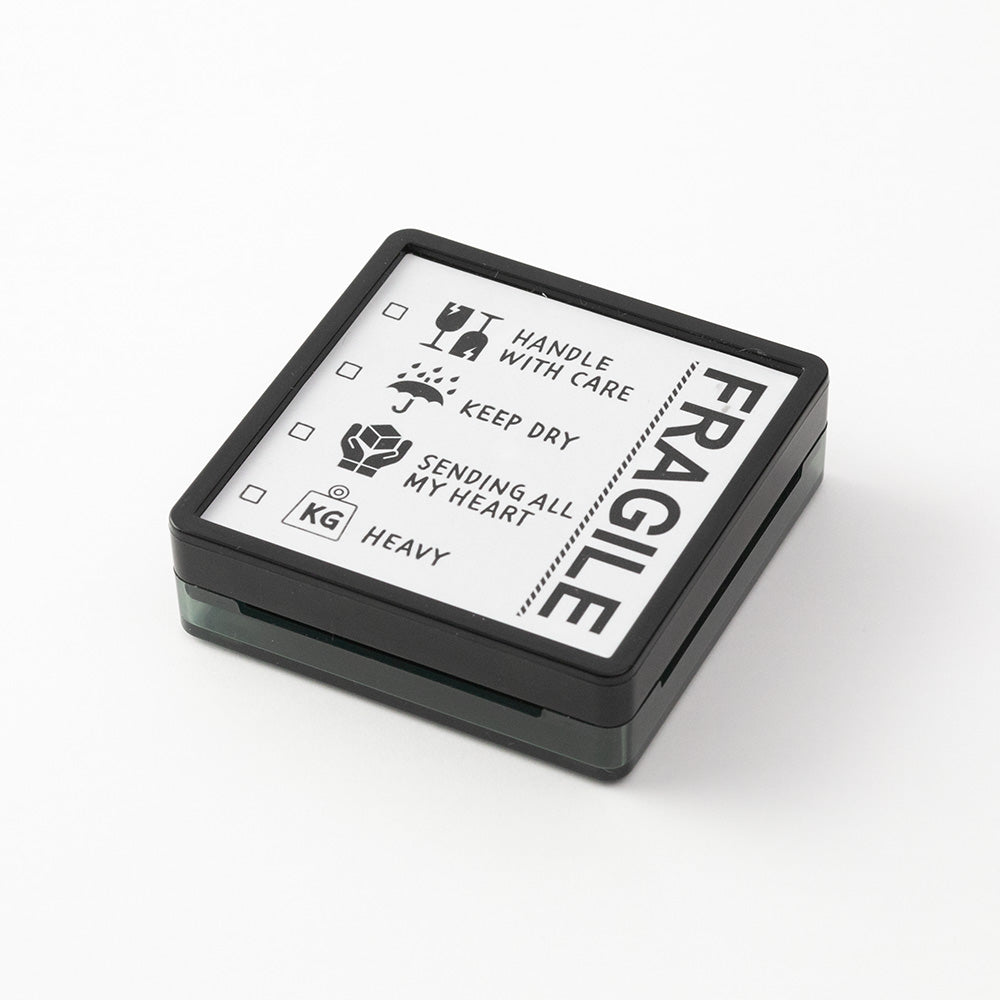 Midori Paintable stamp Pre-inked Fragile