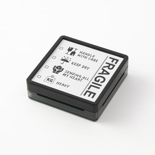 Midori Paintable stamp Pre-inked Fragile