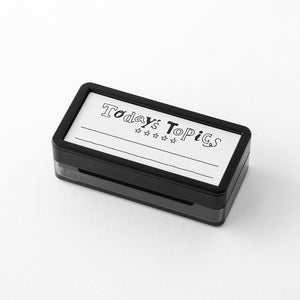 Midori Paintable stamp Pre-inked Half Size One Phrase of the Day