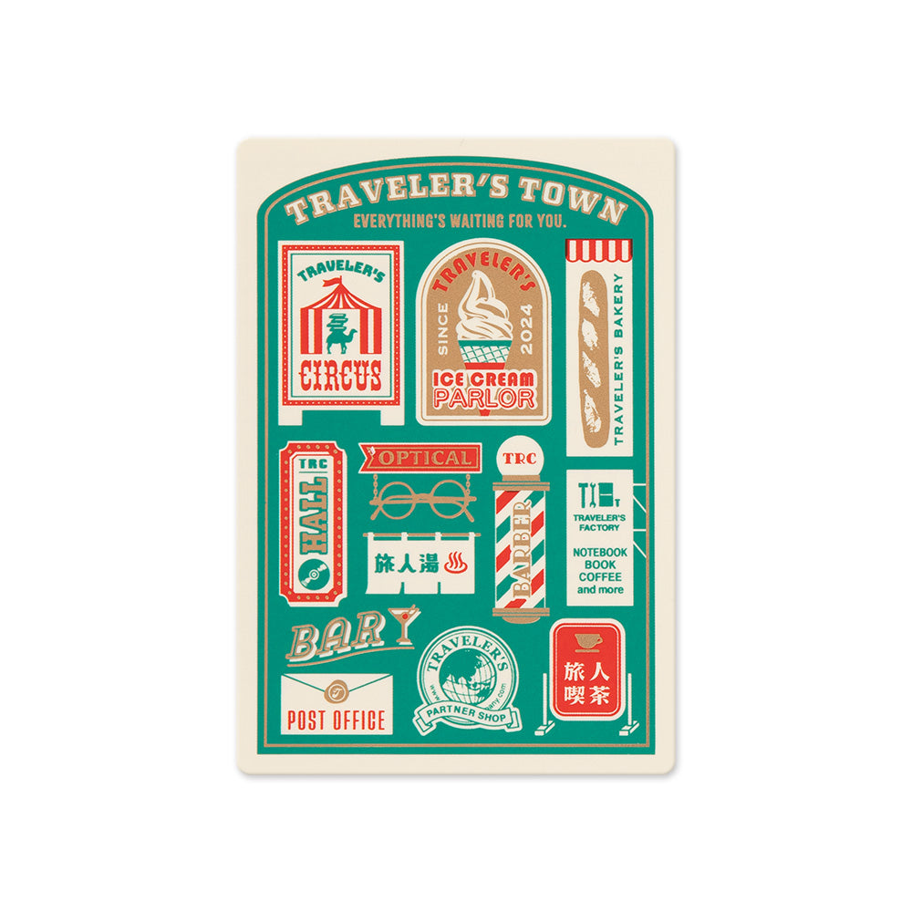 TRAVELER'S notebook Passport Size Plastic Sheet 2024
