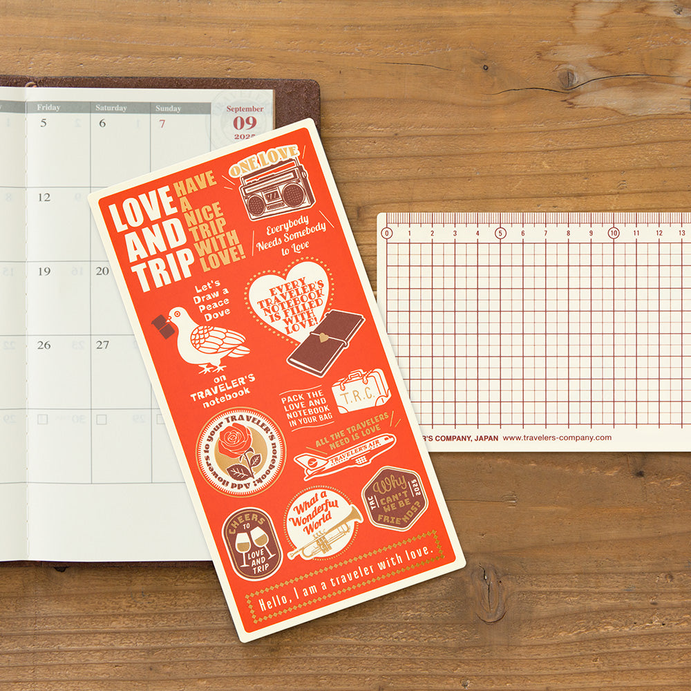 TRAVELER'S notebook Plastic Sheet 2025