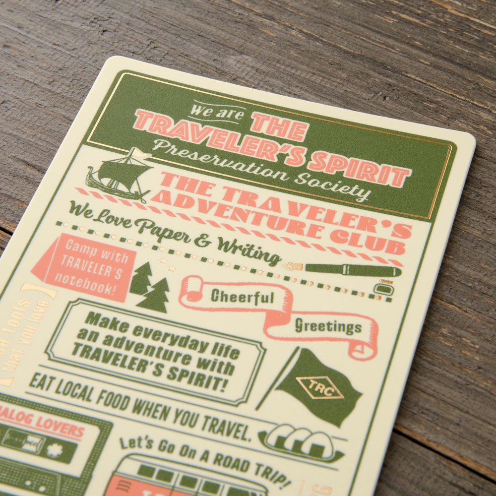 TRAVELER'S notebook Passport Size Plastic Sheet 2026