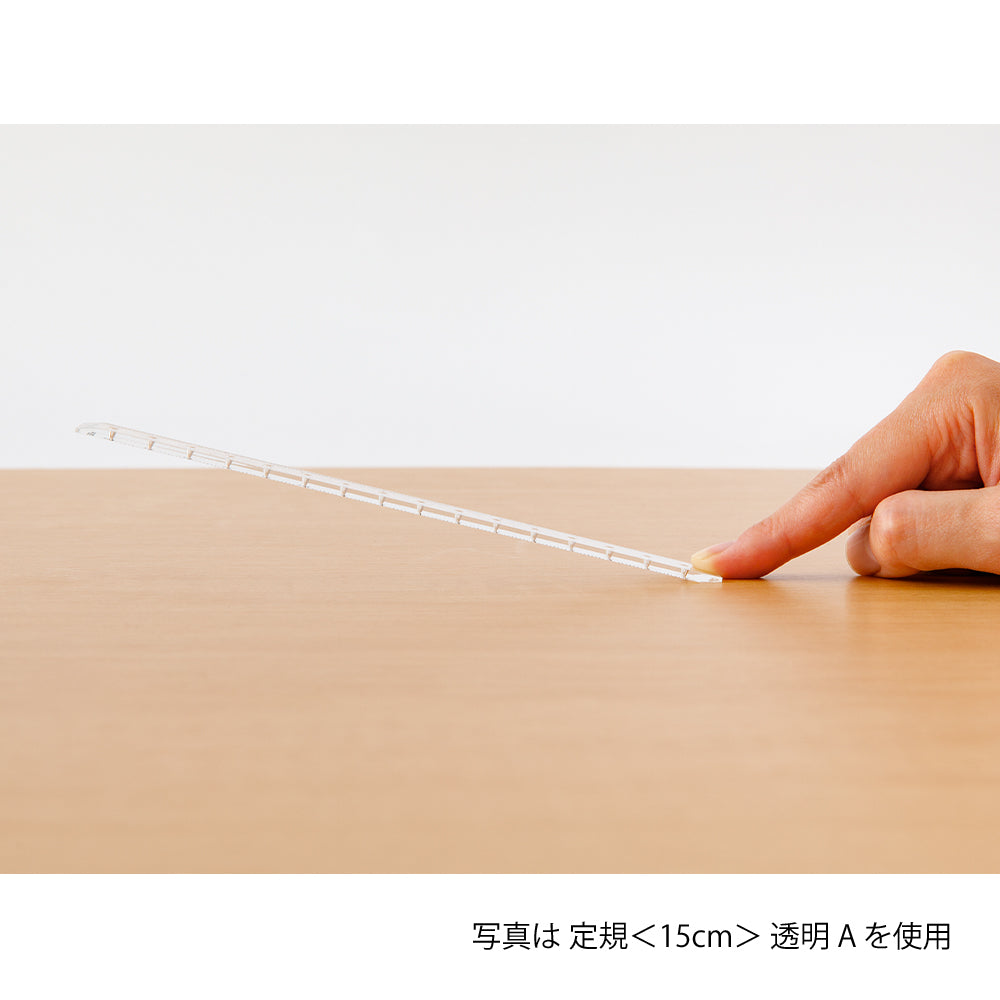 Midori Ruler (15cm) Blue A