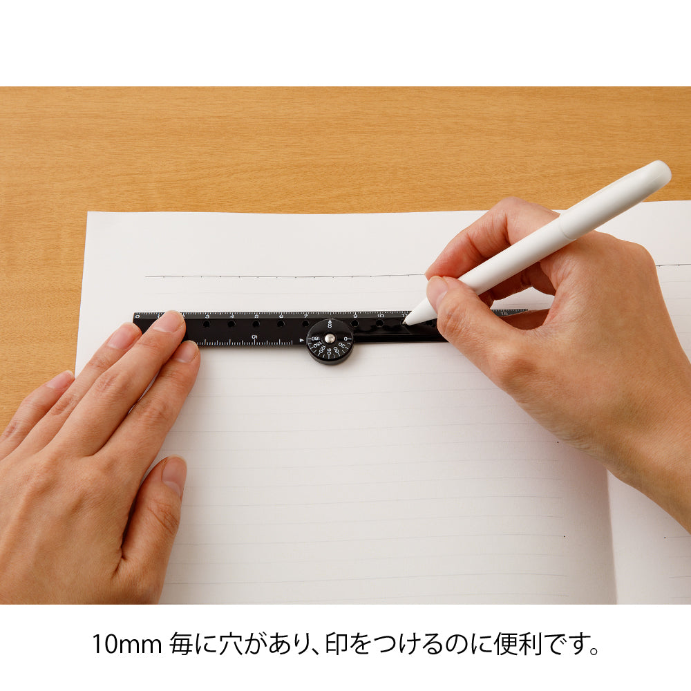 Midori Multi Ruler (16cm) Black A