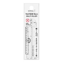 Load image into Gallery viewer, Midori Multi Ruler (16cm) Clear A
