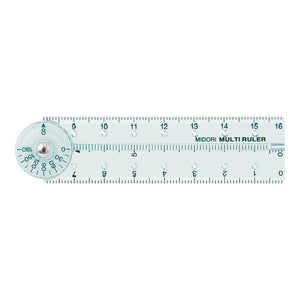 Midori Multi Ruler (16cm) Blue A