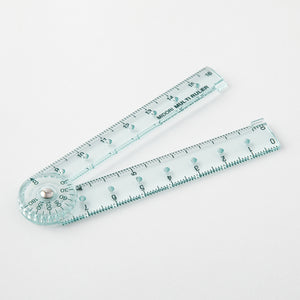 Midori Multi Ruler (16cm) Blue A