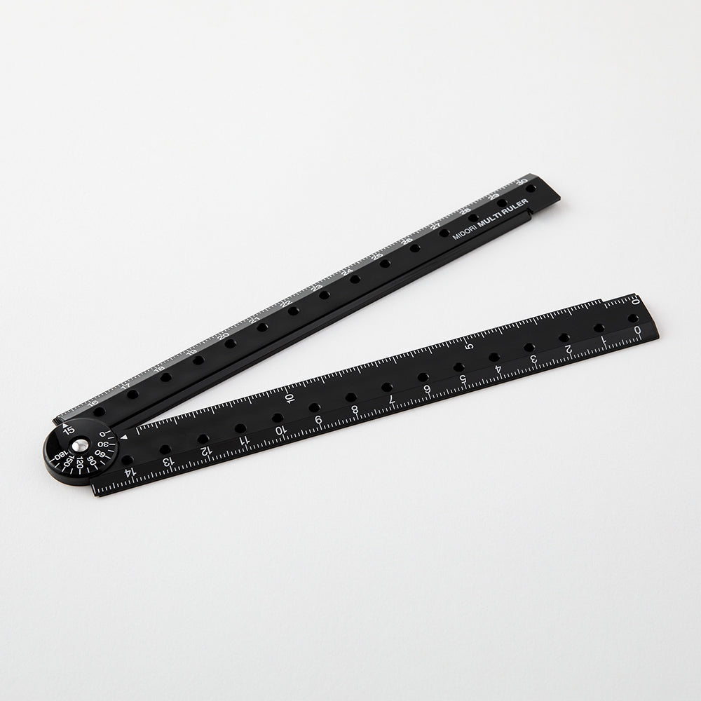 Midori Multi Ruler (30cm) Black A