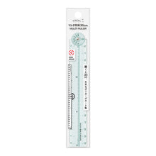 Load image into Gallery viewer, Midori Multi Ruler (30cm) Blue A
