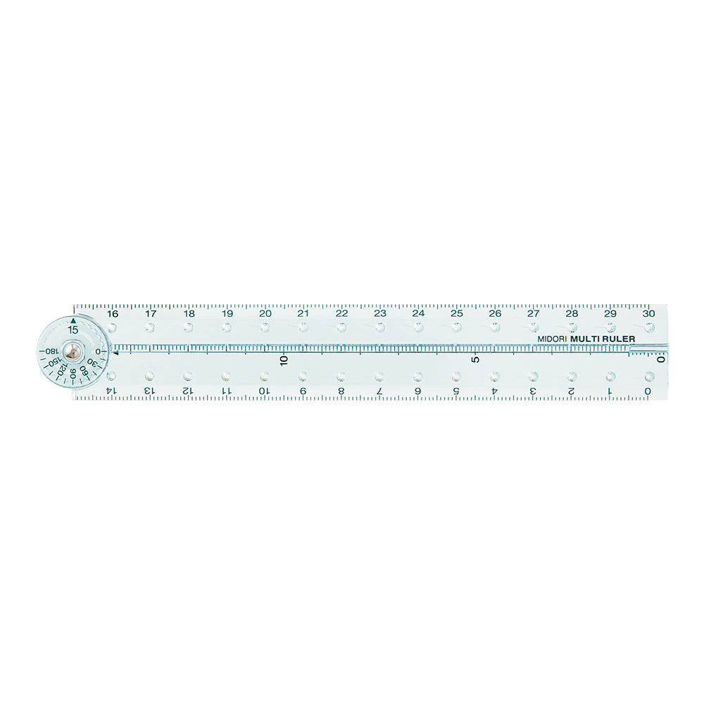 Midori Multi Ruler (30cm) Blue A