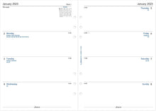 Load image into Gallery viewer, Week On Two Pages Diary - A5 2023 English

