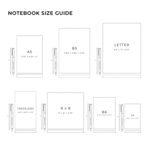 Archer & Olive Square Dot Grid Notebook- Spring Heirloom
