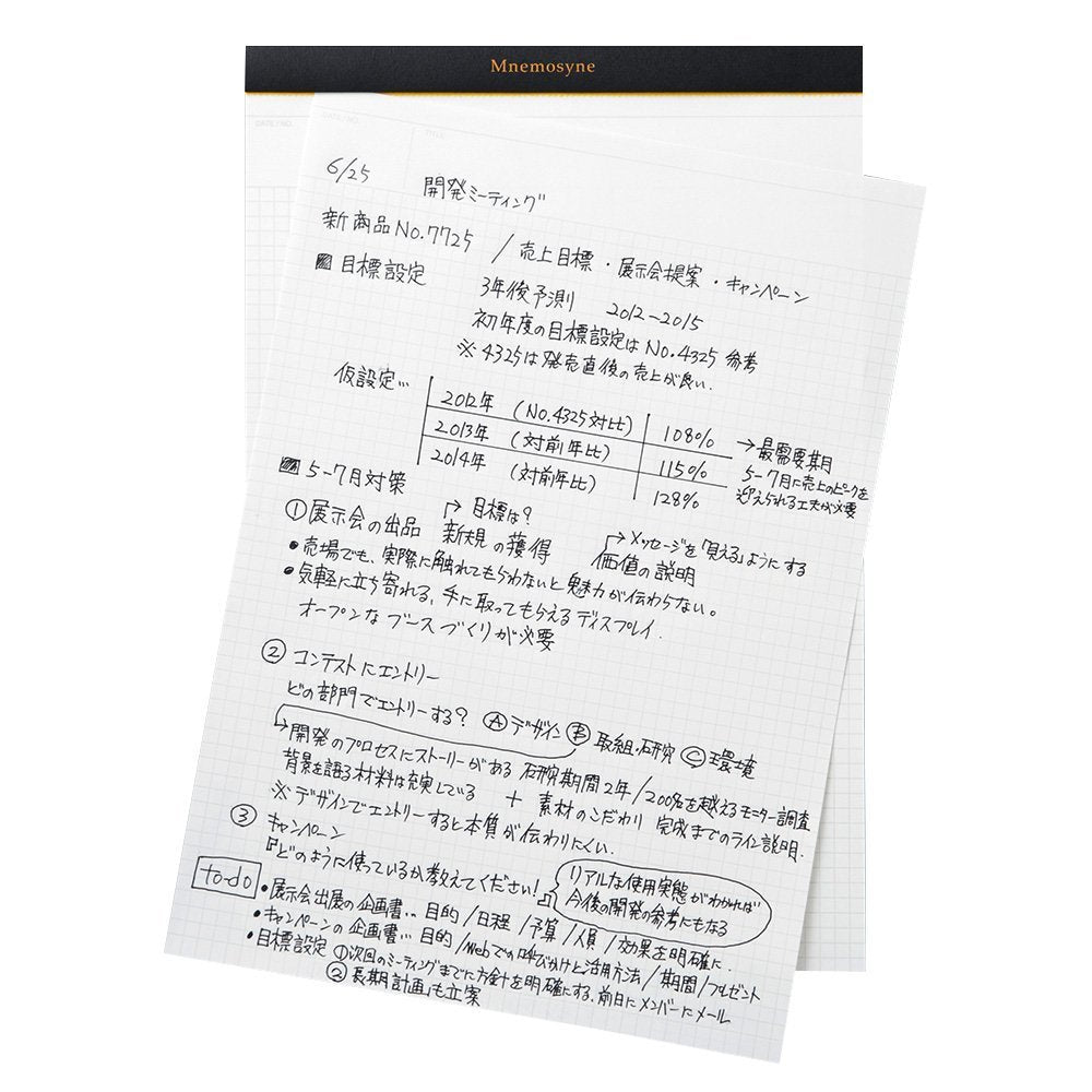 Maruman Mnemosyne Hardcover Executive Notebook (A4)