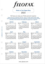 Load image into Gallery viewer, Week On Two Pages Diary - A5 2023 English
