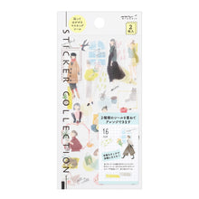 Load image into Gallery viewer, Midori Sticker 2637 Two Sheets Fashion
