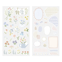 Load image into Gallery viewer, Midori Sticker 2639 Two Sheets Flower
