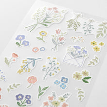 Load image into Gallery viewer, Midori Sticker 2639 Two Sheets Flower
