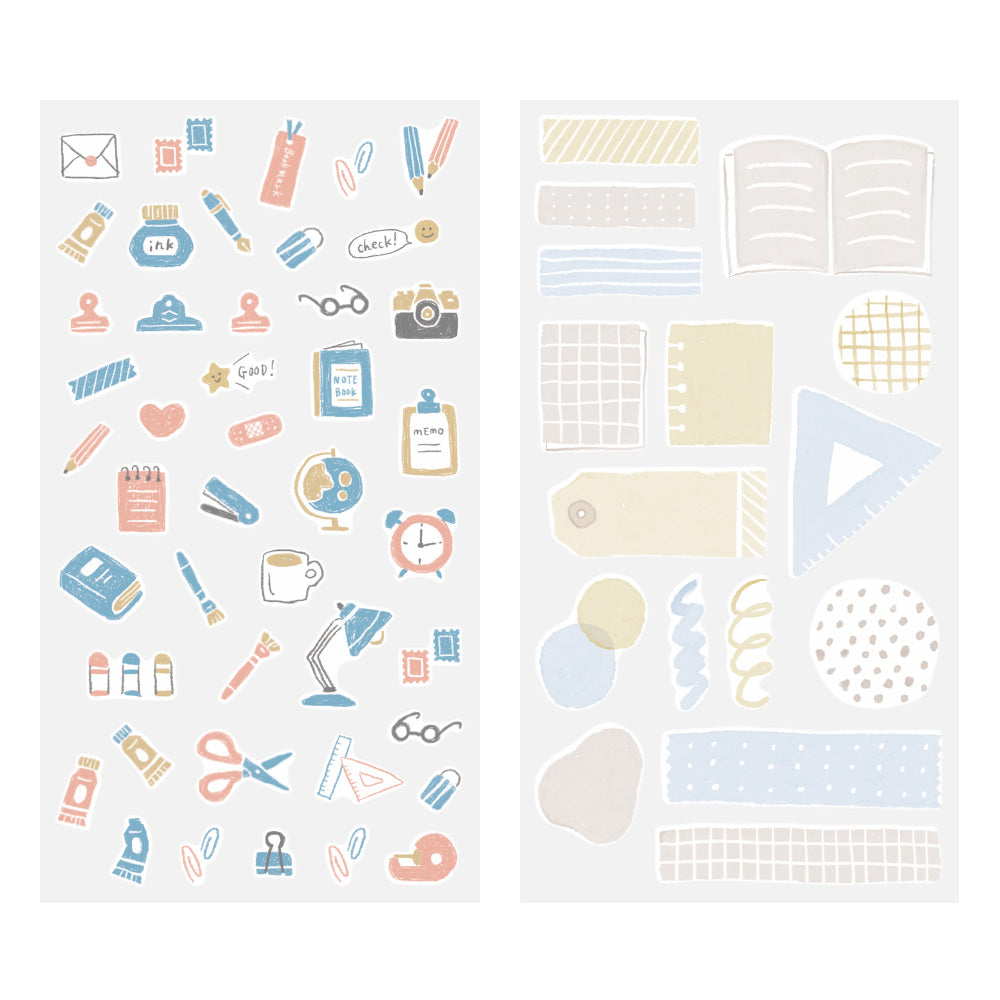 Midori Sticker 2640 Two Sheets Stationery