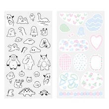 Load image into Gallery viewer, Midori Sticker 2643 Two Sheets Monster
