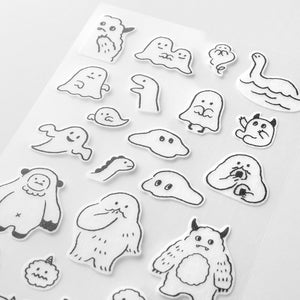 Midori Sticker 2643 Two Sheets Monster