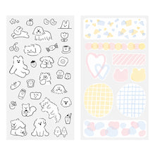 Load image into Gallery viewer, Midori Sticker 2644 Two Sheets Cute Motif
