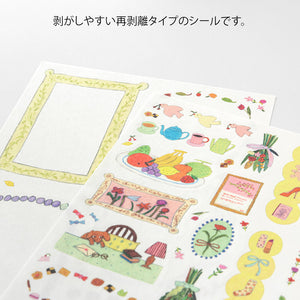 MIDORI Yuru Log Sticker 2 Sheets My Life