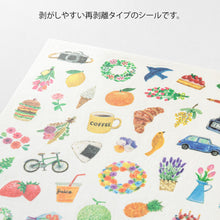 Load image into Gallery viewer, MIDORI Yuru Log Sticker 1 Sheet Motif
